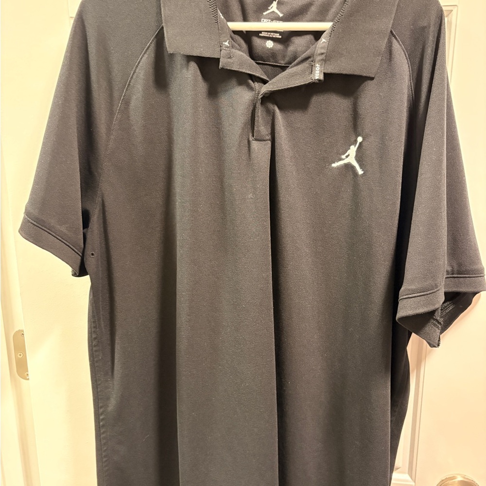 Jordan Golf Men’s Black Polo Shirt